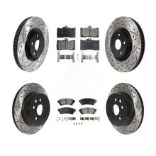 Charger l'image dans la galerie, Front Rear Brake Rotor &amp; Ceramic Pad Kit (6Pc) For Lexus GS350 IS300 IS350 RC350