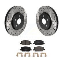 Load image into Gallery viewer, Front Drilled Slot Brake Rotor &amp; Ceramic Pad Kit For Chevrolet Trax Buick Encore