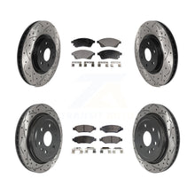 Charger l'image dans la galerie, Front Rear Drilled Slot Brake Rotor &amp; Ceramic Pad Kit For Cadillac SRX Saab 9-4X