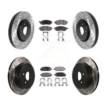 Load image into Gallery viewer, Front Rear Drilled Slot Brake Rotors Ceramic Pad Kit For Infiniti FX35 FX37 QX70