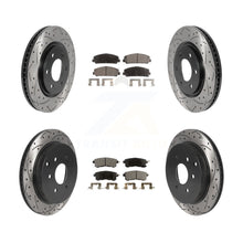 Load image into Gallery viewer, Front Rear Drilled Slot Brake Rotor &amp; Ceramic Pad Kit For INFINITI Nissan Armada