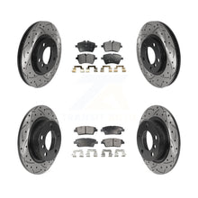 Charger l'image dans la galerie, Front Rear Drilled Slot Brake Rotor &amp; Ceramic Pad Kit For Mini Cooper Countryman