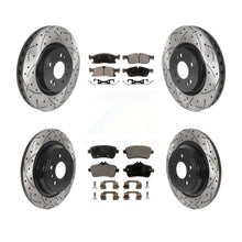 Load image into Gallery viewer, Front Rear Drill Slot Brake Rotor Ceramic Pad Kit For Mercedes-Benz ML350 GLE350