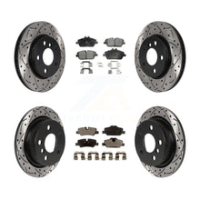 Load image into Gallery viewer, Front Rear Coated Drilled Slot Disc Brake Rotors Ceramic Pad Kit For Mini Cooper