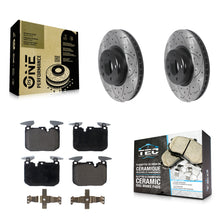 Load image into Gallery viewer, Front Drill Slot Brake Rotors Ceramic Pad Kit For BMW 328i 428i 330i xDrive 335i