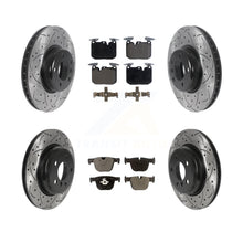 Charger l'image dans la galerie, Front Rear Drill Slot Brake Rotors Ceramic Pad Kit For BMW 335i 340i xDrive 435i
