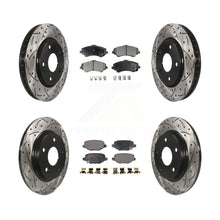 Load image into Gallery viewer, Front Rear Drill Slot Brake Rotor Ceramic Pad Kit For Dodge Grand Caravan Town &amp;