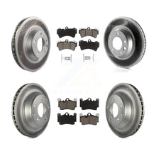 Load image into Gallery viewer, Front Rear Coat Brake Rotor Ceramic Pad Kit (6Pc) For Audi Q7 Volkswagen Touareg