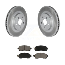 Load image into Gallery viewer, Front Coated Disc Brake Rotors And Ceramic Pads Kit For Subaru Crosstrek Impreza