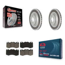 Charger l'image dans la galerie, Front Coated Disc Brake Rotors And Ceramic Pads Kit For Land Rover Range Sport