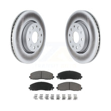 Load image into Gallery viewer, Front Coated Disc Brake Rotors And Ceramic Pads Kit For Jeep Wrangler Gladiator