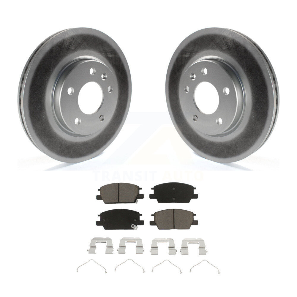 Front Coat Brake Rotors Ceramic Pad Kit For Chevrolet Equinox Malibu GMC Terrain