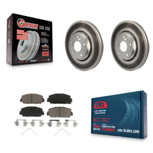 Load image into Gallery viewer, Front Coated Disc Brake Rotor &amp; Ceramic Pad Kit For Honda Civic Accord Acura ILX