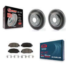 Load image into Gallery viewer, Front Coated Disc Brake Rotors And Ceramic Pads Kit For Honda Accord HR-V
