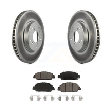 Charger l&#39;image dans la galerie, Front Coated Disc Brake Rotors And Ceramic Pads Kit For Honda Accord