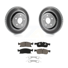 Front Coat Brake Rotors Ceramic Pad Kit For Jeep Grand Cherokee Dodge Durango WK
