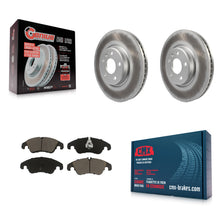 Charger l'image dans la galerie, Front Coated Brake Rotor Ceramic Pad Kit For Audi A4 Q5 A5 Quattro A7 allroad A6