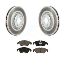 Charger l&#39;image dans la galerie, Front Coated Disc Brake Rotors And Ceramic Pads Kit For Audi A6