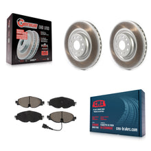 Charger l'image dans la galerie, Front Coat Brake Rotor Ceramic Pad Kit For Volkswagen Golf Audi A3 Jetta Quattro