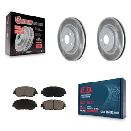 Front Coat Brake Rotors Ceramic Pad Kit For Toyota Camry RAV4 Lexus ES350 Avalon