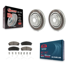 Charger l'image dans la galerie, Front Coat Disc Brake Rotor Ceramic Pad Kit For Lexus RX350 RX450h Toyota RX350L