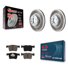 Charger l'image dans la galerie, Front Coated Brake Rotor &amp; Ceramic Pad Kit For BMW 335i xDrive 435i 328i GT 328d
