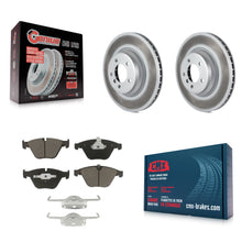 Charger l'image dans la galerie, Front Coated Brake Rotor Ceramic Pad Kit For BMW 335i xDrive X1 335d 335xi 335is