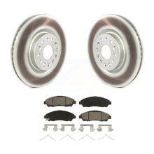 Charger l&#39;image dans la galerie, Front Coated Disc Brake Rotor Ceramic Pad Kit For Cadillac XT5 Buick Enclave XT6