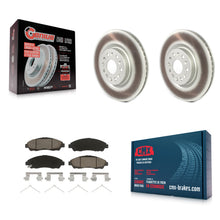 Charger l'image dans la galerie, Front Coated Disc Brake Rotor Ceramic Pad Kit For Cadillac XT5 Buick Enclave XT6