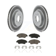 Load image into Gallery viewer, Front Coated Disc Brake Rotors And Ceramic Pads Kit For 2015-2020 Honda Fit