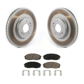[Front] 2015-2020 Kia Sedona Premium Coated Rotors & Ceramic Pads Brake Kit For Max Braking