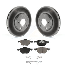 Load image into Gallery viewer, Front Coated Disc Brake Rotors And Ceramic Pads Kit For Ford Focus C-Max