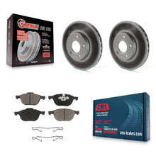 Load image into Gallery viewer, Front Coated Disc Brake Rotors And Ceramic Pads Kit For Ford Focus C-Max