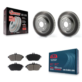 Front Coat Brake Rotors Ceramic Pad Kit For Mercedes-Benz GLA250 CLA250 INFINITI