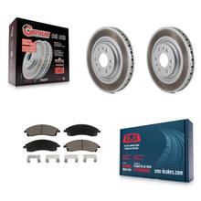 Charger l'image dans la galerie, [Front] 2004-2009 Cadillac SRX Premium Coated Rotors &amp; Ceramic Pads Brake Kit For Max Braking