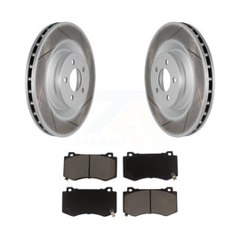 Front Coat Brake Rotor Ceramic Pad Kit For Dodge Charger Chrysler 300 Challenger