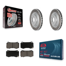 Charger l'image dans la galerie, Front Coat Brake Rotor Ceramic Pad Kit For Dodge Charger Chrysler 300 Challenger