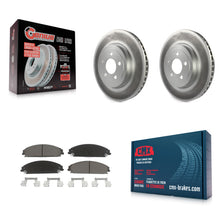 Charger l'image dans la galerie, Front Coat Brake Rotor Ceramic Pad Kit For Dodge Charger Chrysler 300 Challenger
