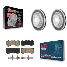 Charger l'image dans la galerie, Front Coated Disc Brake Rotors And Ceramic Pads Kit For Dodge Challenger Charger