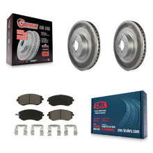 Charger l'image dans la galerie, Front Coat Brake Rotors Ceramic Pad Kit For Subaru Forester Outback Impreza Baja