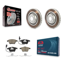 Charger l'image dans la galerie, Front Coated Disc Brake Rotors And Ceramic Pads Kit For Audi TT Quattro TTS
