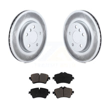 Load image into Gallery viewer, Front Coated Disc Brake Rotors And Ceramic Pads Kit For Mini Cooper Clubman