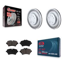 Charger l'image dans la galerie, Front Coated Disc Brake Rotors And Ceramic Pads Kit For Mini Cooper Clubman