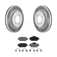 Charger l&#39;image dans la galerie, Front Coated Disc Brake Rotors And Ceramic Pads Kit For Mini Cooper