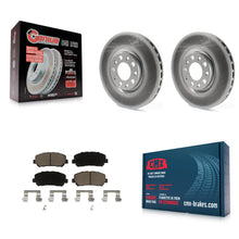 Charger l'image dans la galerie, Front Coated Disc Brake Rotors And Ceramic Pads Kit For Dodge Dart Chrysler 200