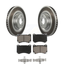 Load image into Gallery viewer, Front Coated Disc Brake Rotors And Ceramic Pads Kit For Hyundai Genesis Equus