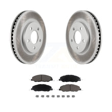 Load image into Gallery viewer, Front Coated Disc Brake Rotors &amp; Ceramic Pad Kit For 2005-2010 Ford Mustang Base