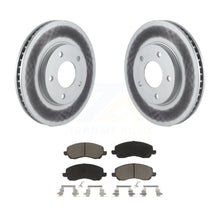 Load image into Gallery viewer, Front Coated Brake Rotors Ceramic Pad Kit For Mitsubishi Galant Chrysler Sebring