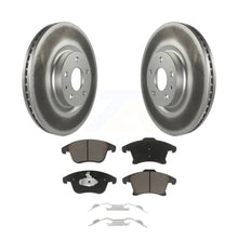 Load image into Gallery viewer, Front Coated Disc Brake Rotors And Ceramic Pads Kit For Ford Fusion Lincoln MKZ