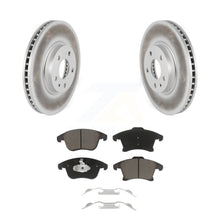 Charger l&#39;image dans la galerie, Front Coated Disc Brake Rotors And Ceramic Pads Kit For Ford Fusion Lincoln MKZ